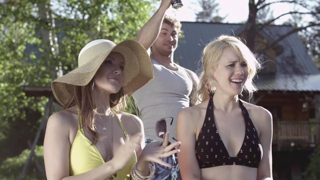 Kristen Hager sexy, Crystal Lowe sexy - A Little Bit Zombie (2012)