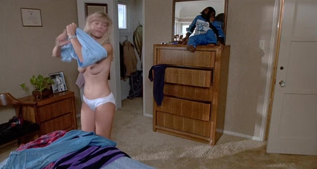 Barbara Crampton nude, Kim Evenson nude - Kidnapped (1986)