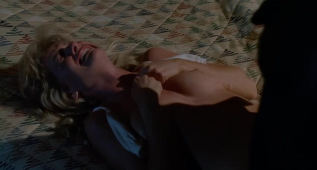 Barbara Crampton nude, Kim Evenson nude - Kidnapped (1986)