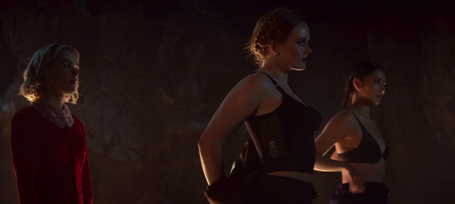 Tati Gabrielle sexy, Adeline Rudolph sexy, Abigail F. Cowen sexy - Chilling Adventures of Sabrina s01e02-07 (2018)