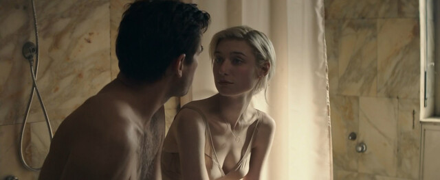 Elizabeth Debicki nude - The Burnt Orange Heresy (2019)