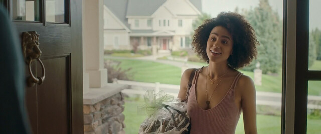 Nathalie Emmanuel nude, Britt Lower sexy - Holly Slept Over (2020)