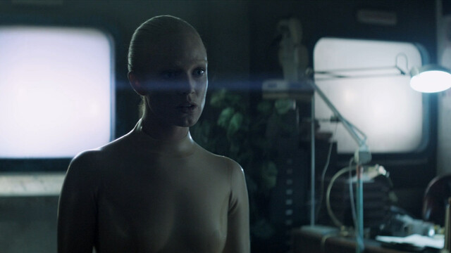 Caity Lotz nude – The Machine (2013)