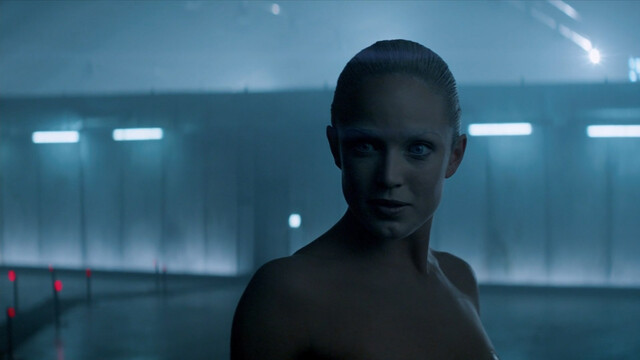 Caity Lotz nude – The Machine (2013)