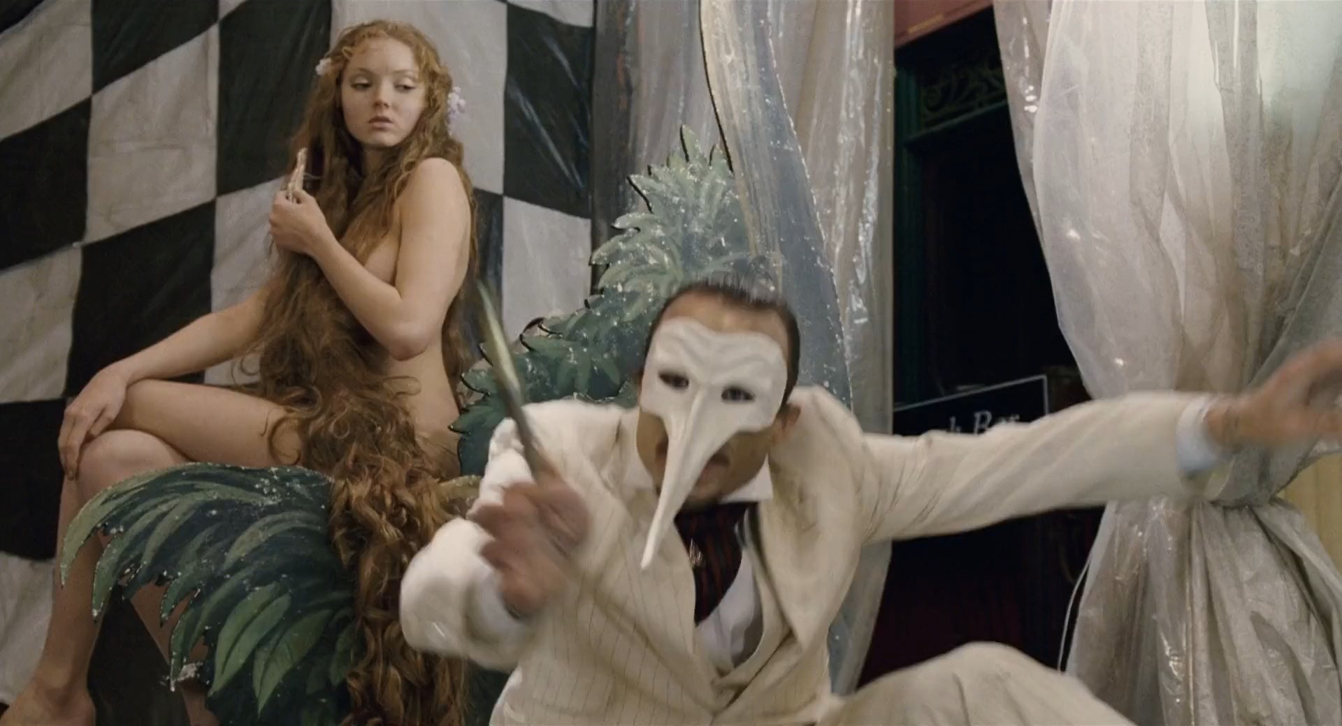 Lily Cole nude – The Imaginarium of Doctor Parnassus (2009)