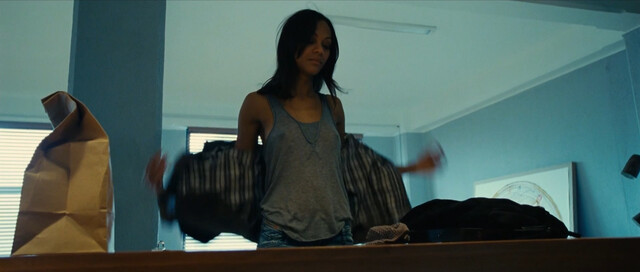 Zoe Saldana nude – Colombiana (2011)