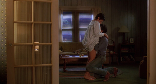 Debra Winger nude, Barbara Hershey sexy – A Dangerous Woman (1993)