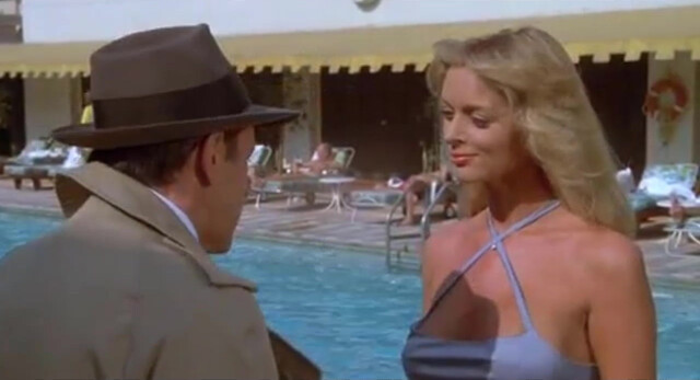 Sybil Danning sexy, Michelle Phillips sexy - The Man with Bogart's Face (1980)