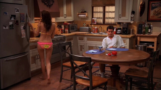 April Bowlby sexy, Gail O'Grady sexy, Marin Hinkle sexy - Two and a Half Men s03e19,20 (2006)