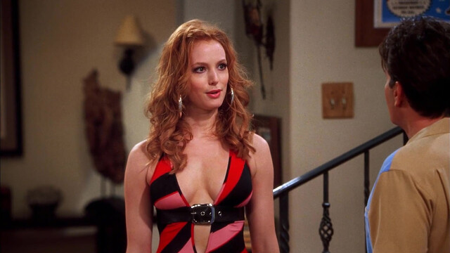 Alicia Witt sexy, Brooklynne James sexy - Two and a Half Men s06e05 (2008)