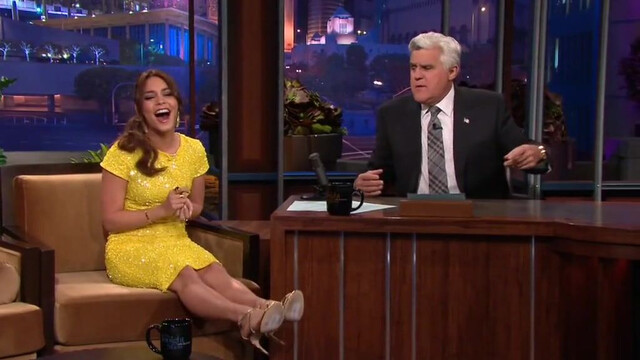 Vanessa Hudgens sexy -  The Tonight Show with Jay Leno s21e109 (2013)