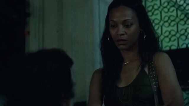 Zoe Saldana sexy - Blood Ties (2013)