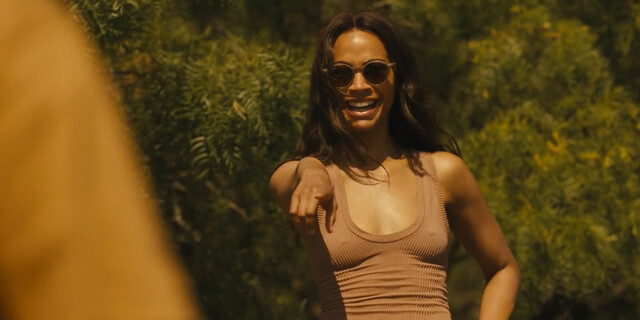 Zoe Saldana nude – Lioness s02e01-02 (2024)