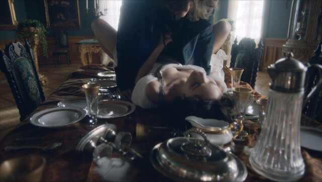 Tuppence Middleton nude, etc – War and Peace s01e04 (2016)