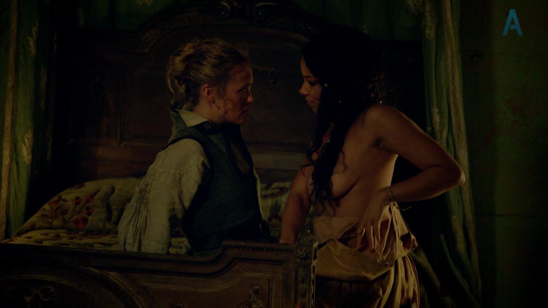 Jessica Parker Kennedy nude, Hannah New sexy - Black Sails s01e01 (2014)