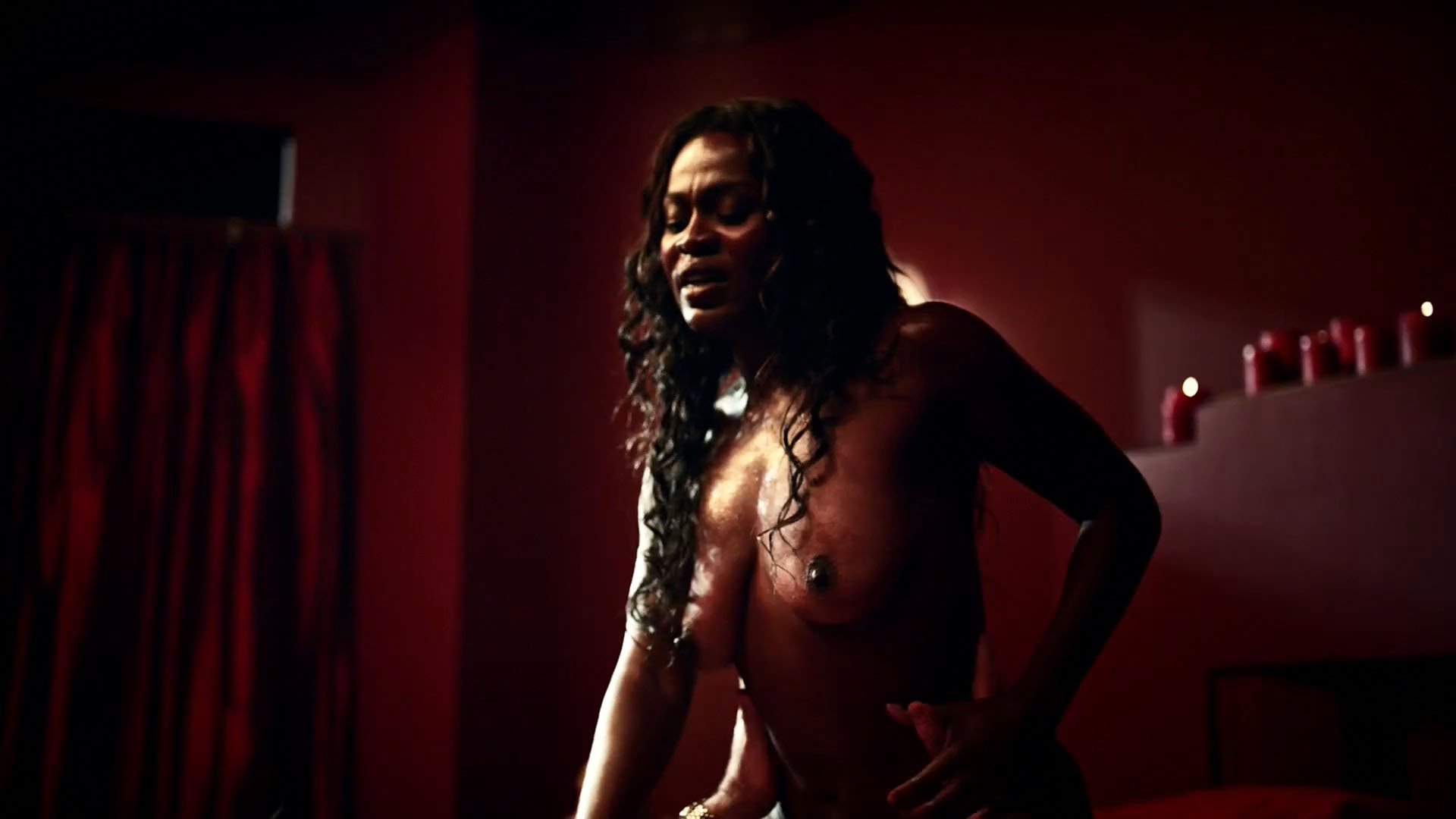 Yetide Badaki nude - American Gods s01e01 (2017)